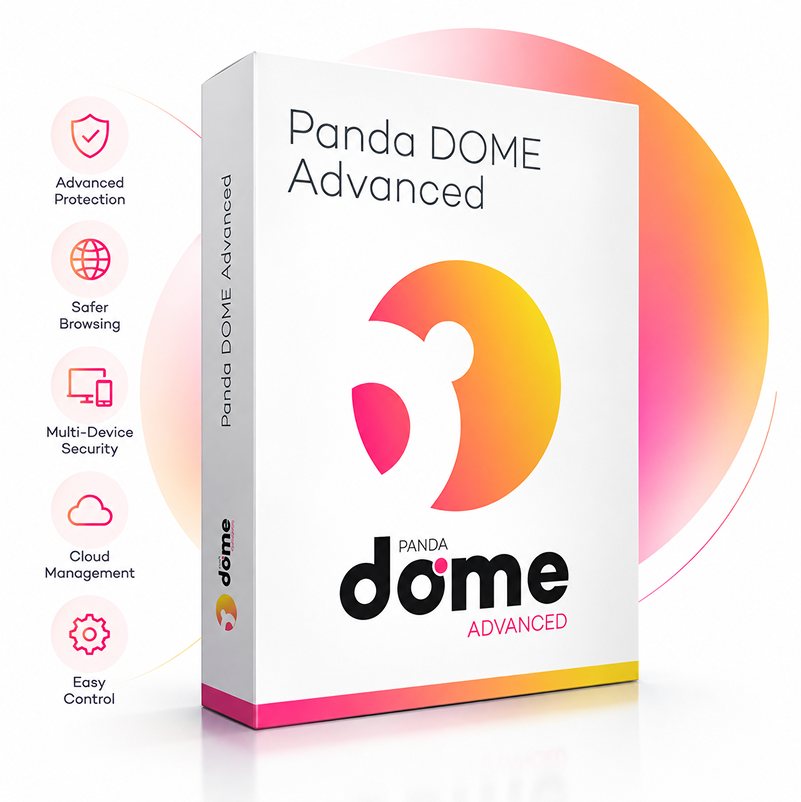 Panda Dome Advanced antivirus protection box