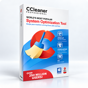 CCleaner Professional software box