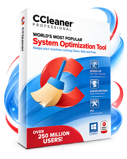 CCleaner Professional software box